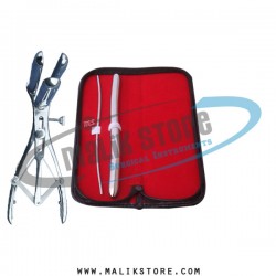 Hegar uterine dilator set 2pcs 3-4, 13-14, mathieu speculum